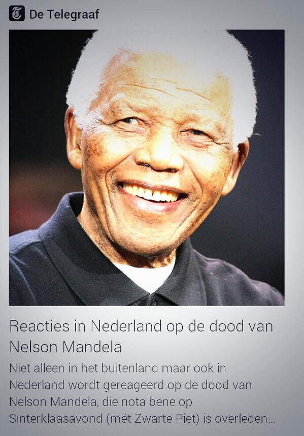 Telegraaf Nelson Mandela